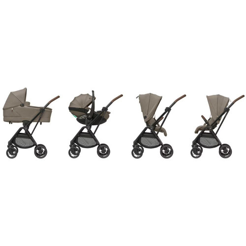 Silla de paseo ultracompacta Maxi-Cosi Leona2, 0-22Kg, 0-4años Marrón