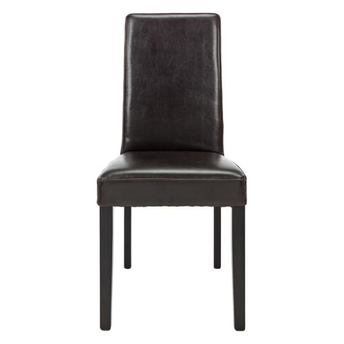 Silla de piel Praga Marrón