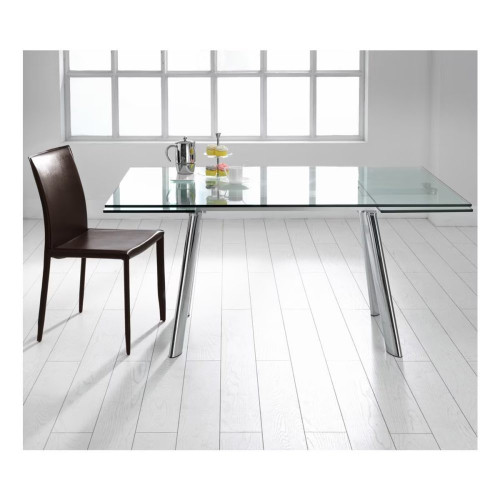 Silla de piel regenerada Andrew Marrón