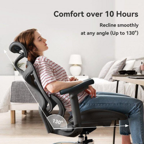 Silla Ergonómica Sihoo Doro C300 Apoyabrazos 3D Soporte Lumbar Autoajustable Malla