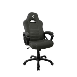 Silla Gaming Arozzi Enzo Woven Fabric negra y gris Negro
