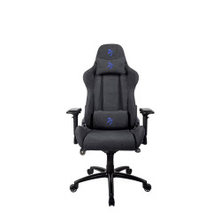 Silla Gaming Arozzi Verona Signature Soft Fabric gris con logo azul Gris