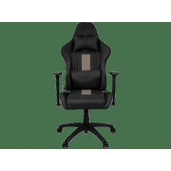 Silla gaming - Corsair TC100 Relaxed, Transpirable, Reposabrazos 2D, Inclinación 160°, Negro y gris
