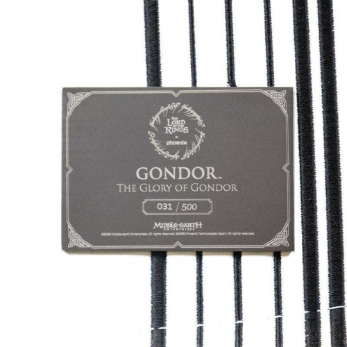 Silla gaming Phoenix Monarch Edición Gondor XL LOTR cuero napa y terciopelo