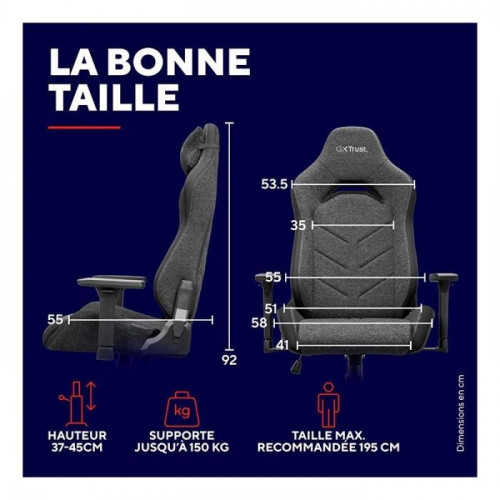 Silla TRUST GAMING Ruya Fabric