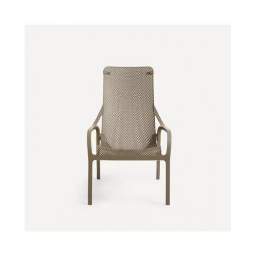 Sillón bajo de jardín Net Nardi Topo