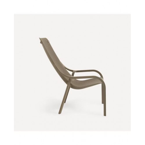 Sillón bajo de jardín Net Nardi Topo