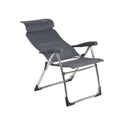 Sillón de camping y playa plegable y reclinable Marino Crespo Antracita