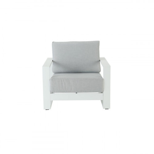 Sillón de jardín NATERIAL Athena de aluminio blanco