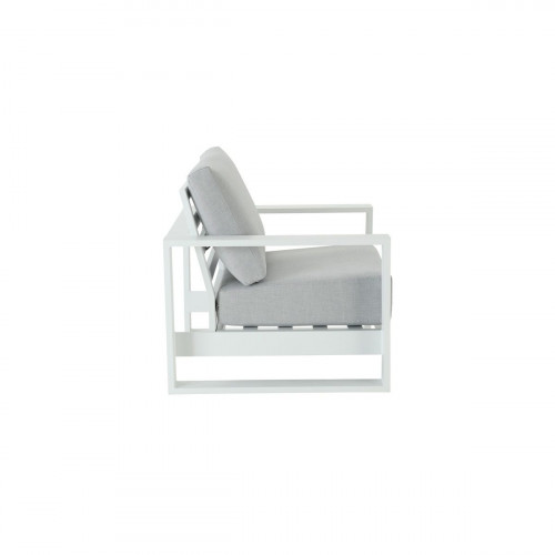 Sillón de jardín NATERIAL Athena de aluminio blanco