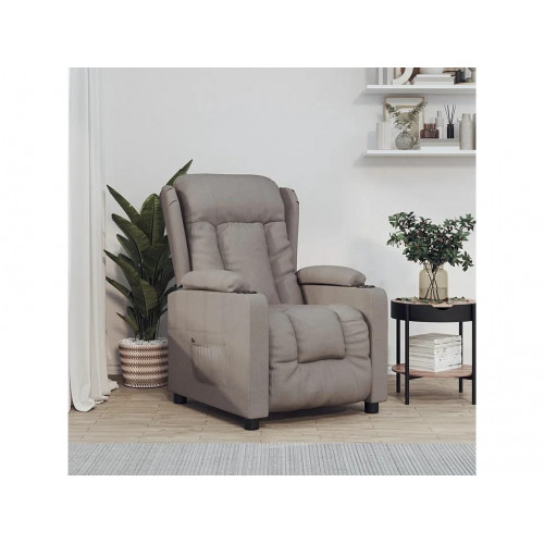 Sillón de relax | Silla | Sillón reclinable eléctrico tela gris taupé SHL4584
