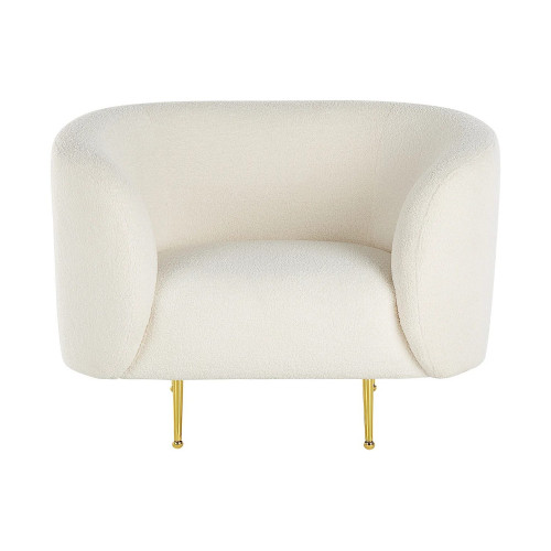 Sillón LOEN Bouclé Blanco