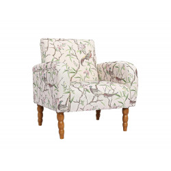 Sillón Lounge Moderno – Cómodo Sillón de Acento Tapizado con Respaldo Alto para Mayor Soporte, Asiento con Cojines Suaves, Sillón de Lectura Acogedor para Salón, Do