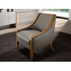 Sillón piel gris 5126 ANGEL CERDA