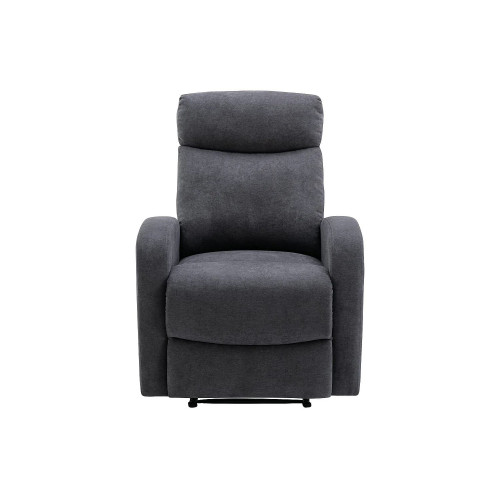 Sillón relax de tela gris EVELYN