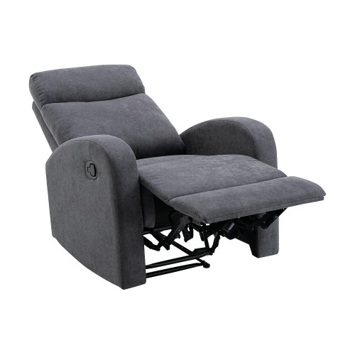 Sillón relax de tela gris EVELYN
