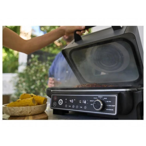 SILVERCREST® Barbacoa eléctrica con función de ahumado