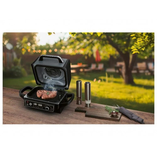 SILVERCREST® Barbacoa eléctrica con función de ahumado