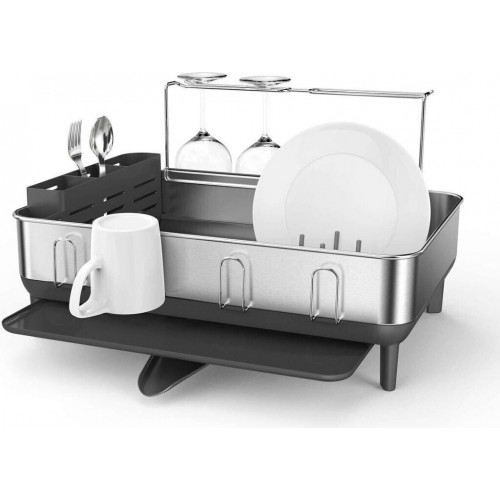 Simplehuman Steel frame draining rack standard