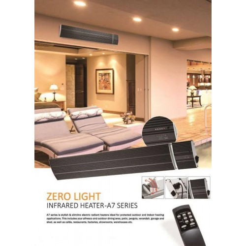 Sined Calore Radiador Cerámico de Infrarrojos 1800W Negro