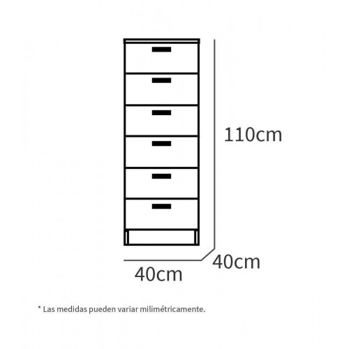 Sinfonier 6 cajones Tibet diseño compacto y funcional