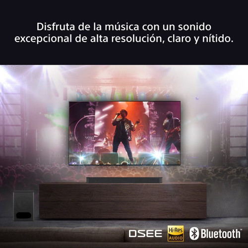 Sistema Cine en casa Sony BRAVIA Theatre SYSTEM 6, 1000W con barra de sonido 5.1, 2 altavoces traseros y un potente subwoofer, Dolby Atmos y DTS:X Negro