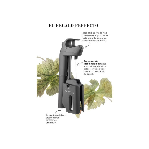 Sistema de acceso al vino Timeless Three+ Coravin