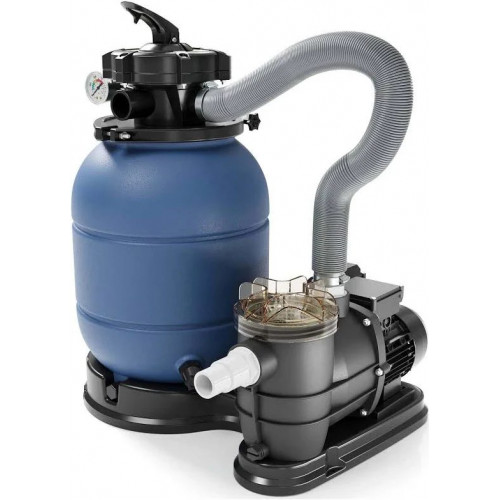 Sistema de filtrado filtro de arena y bomba de piscina depuradora filtración agua filtrado limpieza