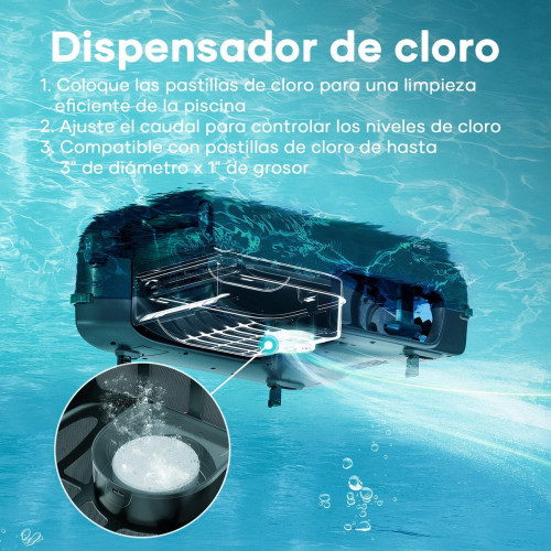 Skimmer solar automático de piscina Surfer S2 Aiper