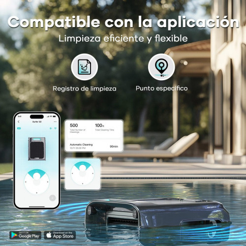 Skimmer solar automático de piscina Surfer S2 Aiper