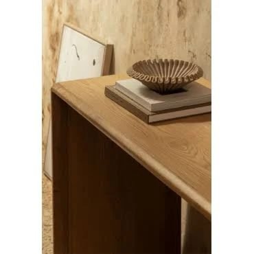 SKLUM Consola Recibidor En Madera Treveris Marrón