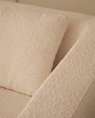 Sklum Sofá cama de 2 plazas en tela Bouclé Dalila