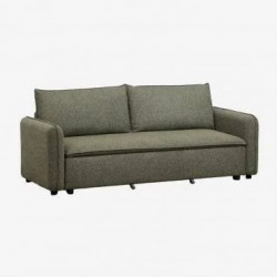SKLUM Sofá Cama de 3 Plazas En Tela Bouclé Drovi Bouclé