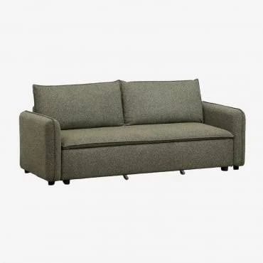 SKLUM Sofá Cama de 3 Plazas En Tela Bouclé Drovi Bouclé