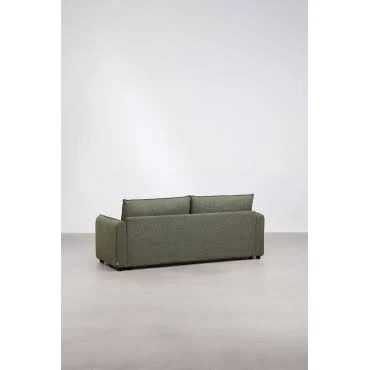 SKLUM Sofá Cama de 3 Plazas En Tela Bouclé Drovi Bouclé