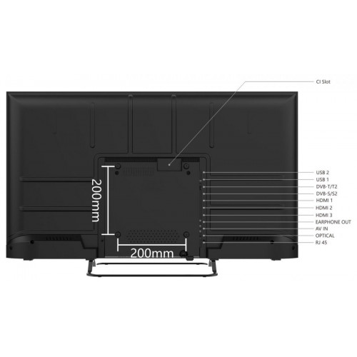 smart-tech 40FW01V Negro - TV 40