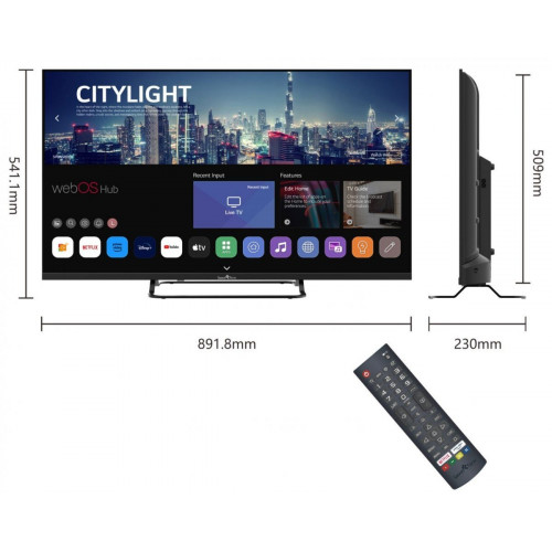 smart-tech 40FW01V Negro - TV 40