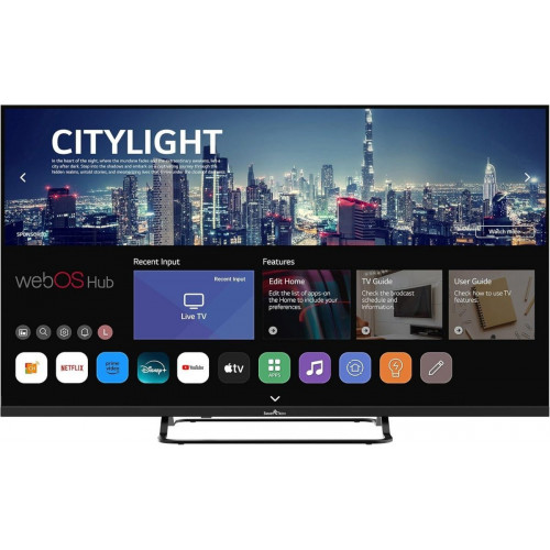 SMART-TECH 40QW01V Gris - TV 40