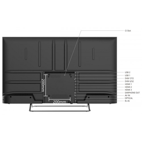 smart-tech 43UW02V Negro - TV 43