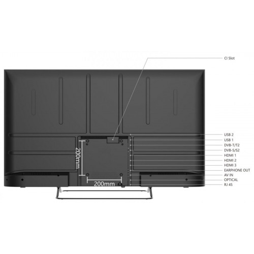 smart-tech 50UW02V Negro - TV 50