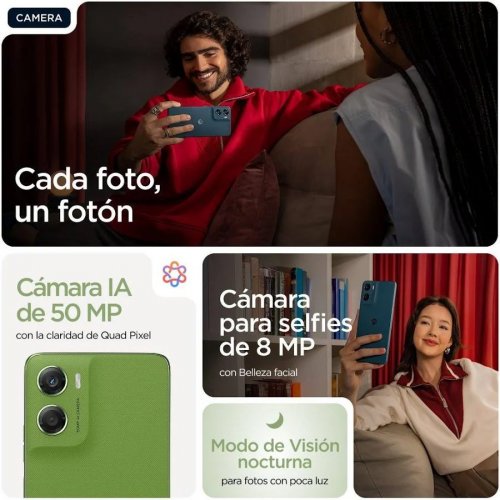 Smartphone Motorola Moto G06 4GB 64GB Verde