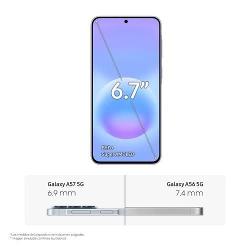 Smartphone Samsung GALAXY A57 256GB LIGHT BLUE