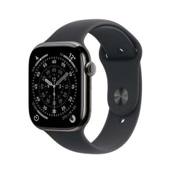 Smartwatch Apple Watch Series 11 GPS + Cellular 42mm Slate Titanium Case with Black Sport Band - S/M