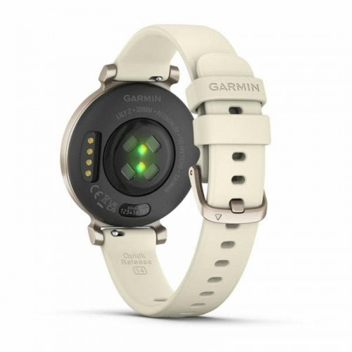 Smartwatch Garmin Lily 2 Oro/Crema, GPS, Caja Aluminio, Pantalla LCD Táctil, 24.4g