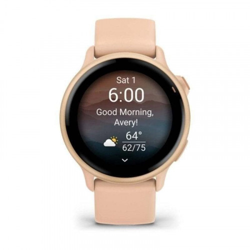 Smartwatch Garmin vívoactive 6 AMOLED 8GB Rosa GPS Pulso Oxímetro 42mm 11 días