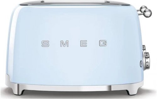 Smeg 50s Style Retro Aesthetic 4 Slice Toaster 6 Presets Extra Wide Slots White TSF03WHUS