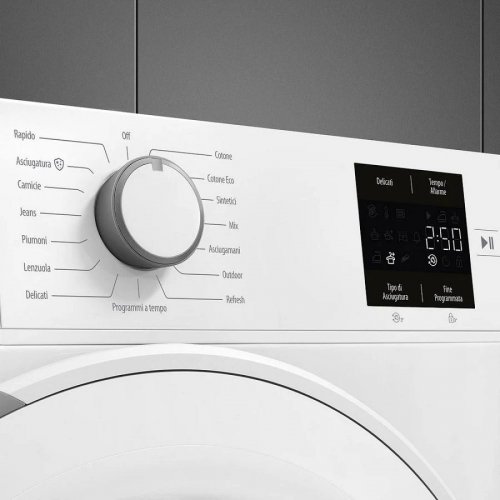 Smeg drc08ee Secadora bomba de calor Slim 60 cm 46 cm de fondo