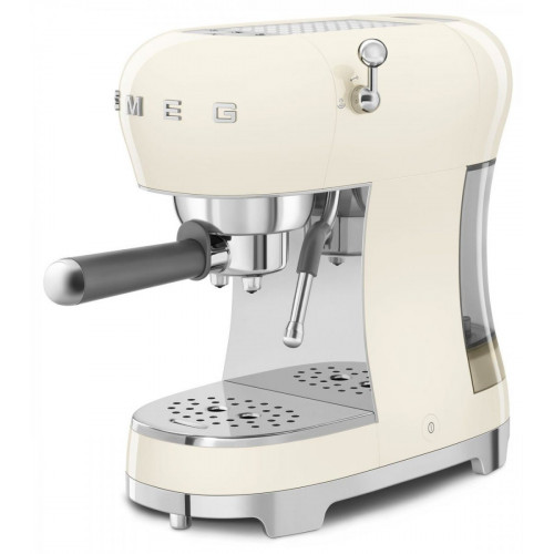 SMEG ECF-02-CREU Crema Brillante - Cafetera Express 1350W