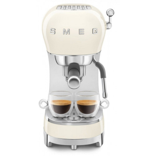 SMEG ECF-02-CREU Crema Brillante - Cafetera Express 1350W