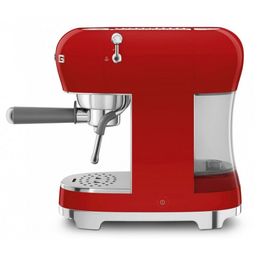 SMEG ECF-02-RDEU Rojo Brillante - Cafetera Express 1350W